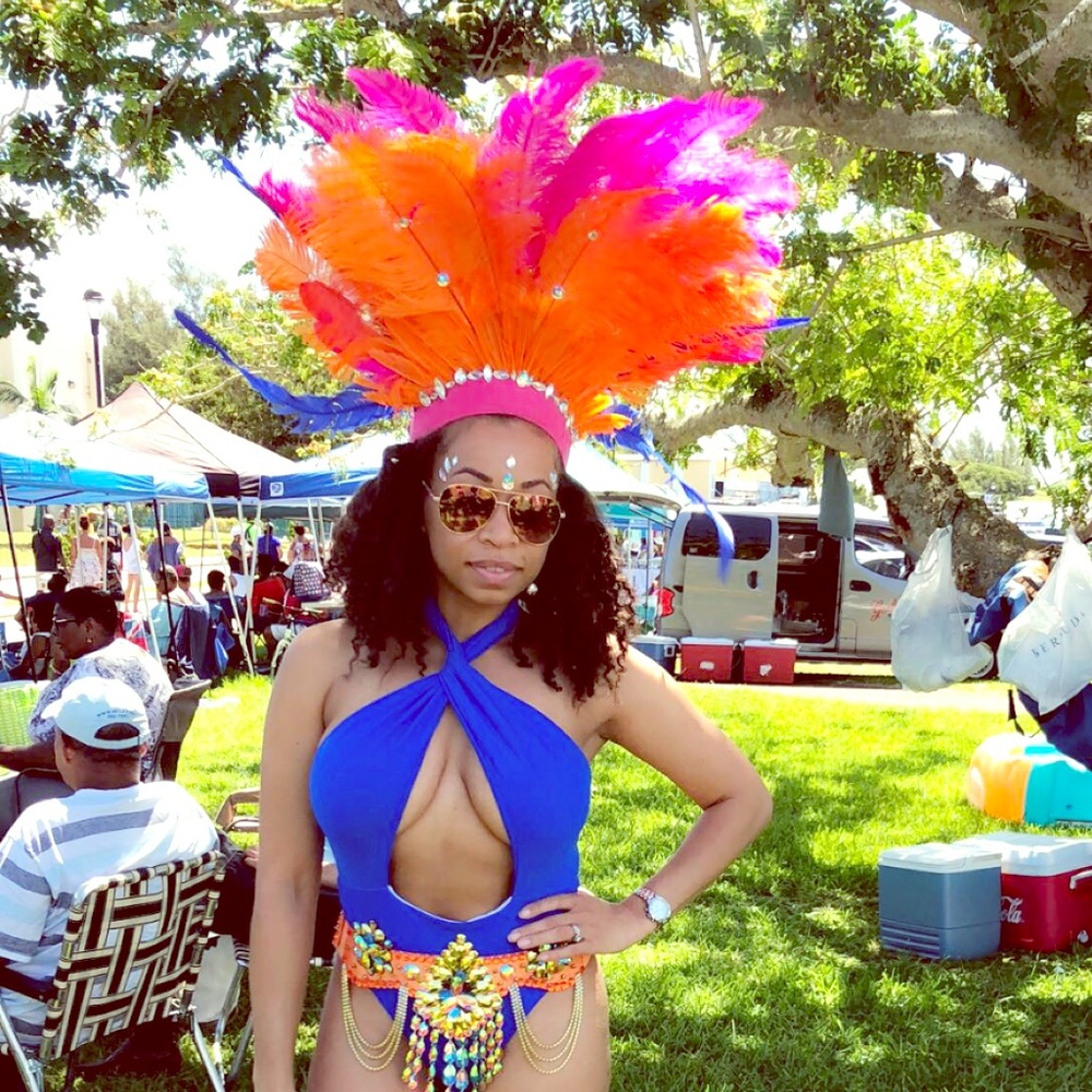 Custom Carnival head dress